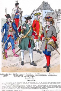 Имперская пехота и артиллерия (1704-1720)