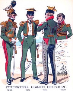 Офицеры улан (1809-1825)