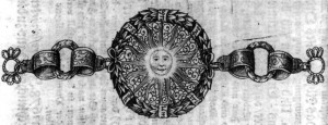 «Большой» знак «Ордена Рабынь Добродетели» (Bonanni, 1720)