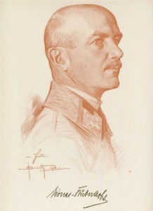 Оберст Вильгельм Эйснер-Бубна (рисунок Оскара Бруха, нач. 1915 г.)