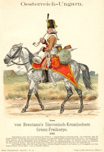 Славонско-хорватский пограничный фрайкор фон Брентано (1786)