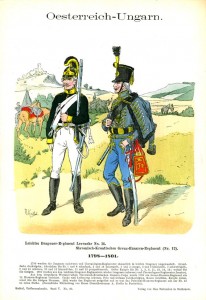 Полк легких драгун Левенера № 14 и славонско-хорватский Пограничный полк (№ 12) (1798-1801)