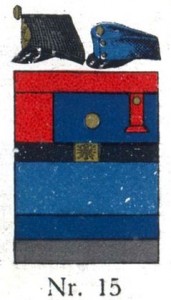 Цвета полкового парадного обмундирования (приборный цвет краповый (krapprot), приборный металл желтый)