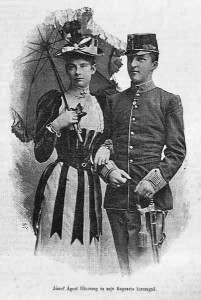 Эрцгерцог Иосиф Август с женой Августой Баварской