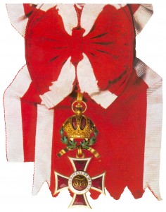 Чрезплечная лента большого креста австрийского ордена Леопольда