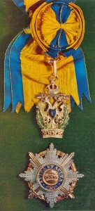 1-я степень ордена Железной Короны с военным отличием и золотыми мечами