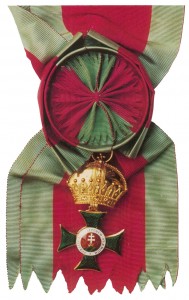 Чрезплечная лента большого креста венгерского ордена Св. Стефана