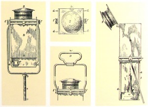 Рисунок комбинированного фонаря из регламента обмундирования для венгерского гонведа (1892 г.)