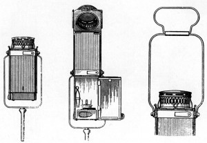 Рисунок комбинированного фонаря из регламента обмундирования для австрийского ландвера