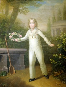 Наполеон II Французский в Шёнбруннском дворце (Карл фон Зальс, 1815 г.)