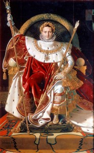 Наполеон на своем императорском троне (Жан Огюст Доминик Энгр1, 1808 г.)