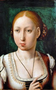 Портрет Хуаны Безумной (Хуан Фландес, между 1496 и 1500 гг. Музей истории искусств, Вена)