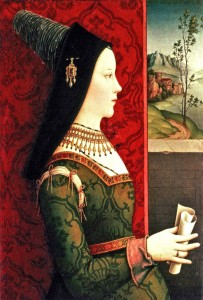 Портрет Марии Бургундской (Эрнест Малер, XV в. Музей истории искусств, Вена)