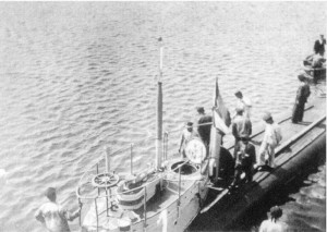 U-1 в бухте Муггия, 1916 г.