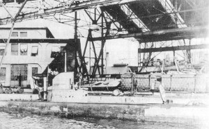 U-2 в 1915 г. после того, как лодка получила новое ограждение рубки