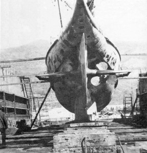 SMU-28 в плавдоке в Каттаро (1918)
