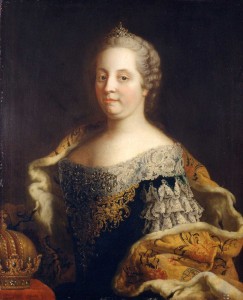 Неизвестный художник «Портрет императрицы Марии Терезии, короля Венгрии и королевы Богемии»
