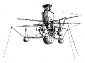 Реконструкция геликоптера PKZ-2 со смотровой площадкой для членов экипажа