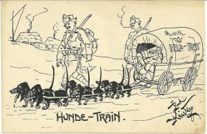 «Собачий обоз» (карикатура 4-го пехотного полка общей армии)