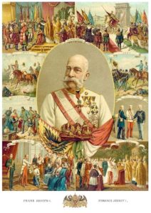 Кайзер Франц Иосиф I (памятная открытка в честь 50-летнего юбилея восшествия на престол, 1898 год)
