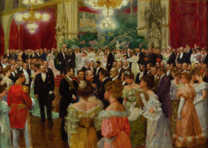 Вильгельм Гаузе «Городской венский балл» (1904). В центре композиции среди прочих можно видеть и бургомистра