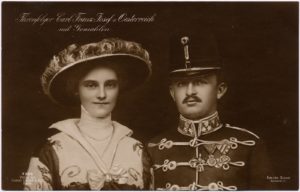 Генерал от кавалерии наследник престола эрцгерцог Карл с супругой