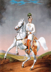 Імператор Франц-Йосиф. 1855 р. Худ. Ліллі Кеніг.