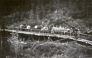 Військова дорога у Карпатах часів Першої світової війни