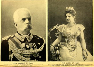 Король Італії Умберто І і королева Маргарета Савойська