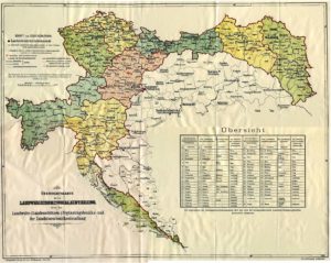 Округи поповнення австрійського ландверу в 1916 році