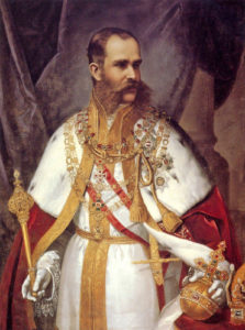 Франц Йосиф I в коронаційному вбранні австрійського імператора