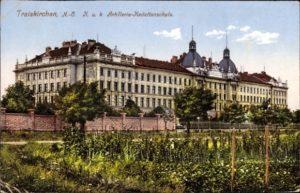 Будівля артилерійської школи кадетів у Трайскірхен, 1910-ті роки