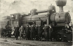 Залізничники в Стрию під час війни