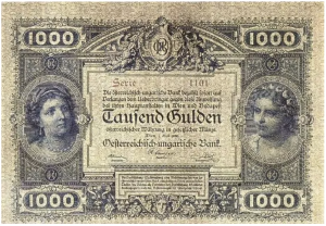 Банкнота номіналом 1000 гульденів