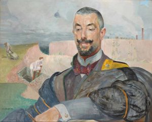 Еразм Баронч (1859-1928) – гірничий інженер, керівник солеварні у Вєлічці. На портреті Яцека Мальчевського 1907 року зображений у мундирі солеварів.