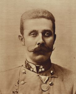 Ерцгерцог Франц Фердинанд (1863–1914), нагороджений «Памʼятною медаллю за морський похід 1892/1893 років»