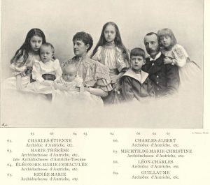 Сім'я ерцгерцога Карла Стефана (фото 1896 року, відредаговано в 1899 році) (de.wikipedia.org)