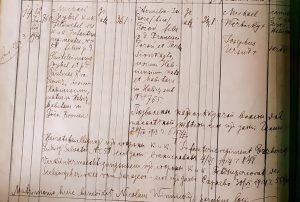 Витяг з метричної книги про шлюб Михайла Мигаля напередодні Великої війни